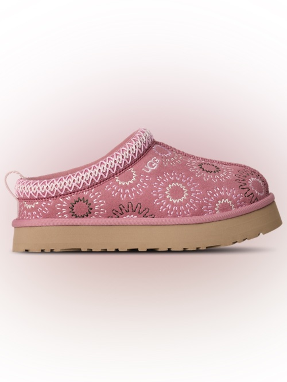 UGG big kids Tazz Sun Stitch slippers